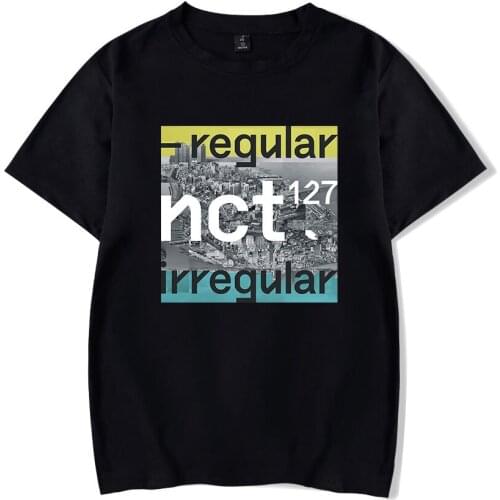 Kpop NCT 127 seoul concert same printing crewneck short sleeve t shirt summer unisex k-pop tshirt t-shirt plus size t shirts