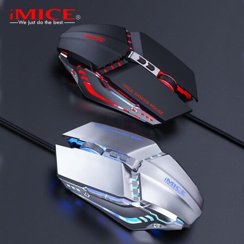 IMICE New Model T80 Wired Gaming Mouse USB Mechanical Macro Mouse Suitable for PC Laptop