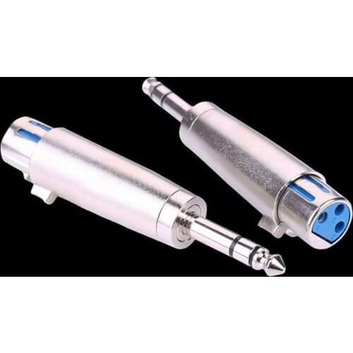 Copper Core 3-Core CANNON Female To 6.5mm male DJ Audio Adapter CANNON 3-Core Female To 6.5mm Hole Microphone Mixer