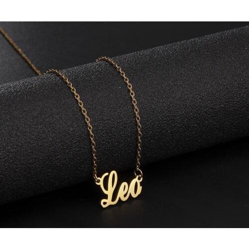Custom Name Necklace Cursive Letter Choker Necklace Script Jewelry Custom For Women Gifts
