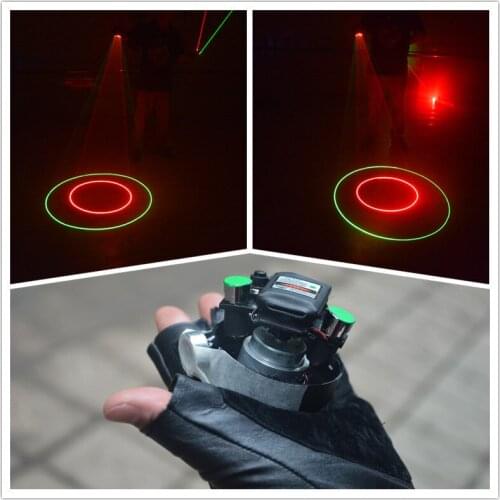 Wholesale Chiristmas Laser Green Red Swirl Laser man Gloves for Stage Laser Show LED Laser Dance DJ Club with motor