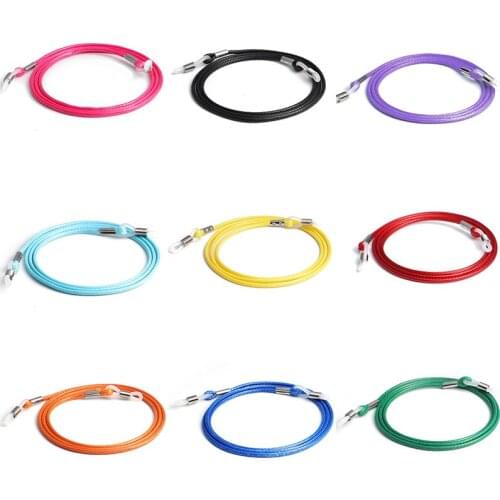 Multi-color Wax Rope Weave Chain Eyeglasses Chains Reading Glasses Rope Sunglasses Strap Cord Holder Neck Head Band Accessories
