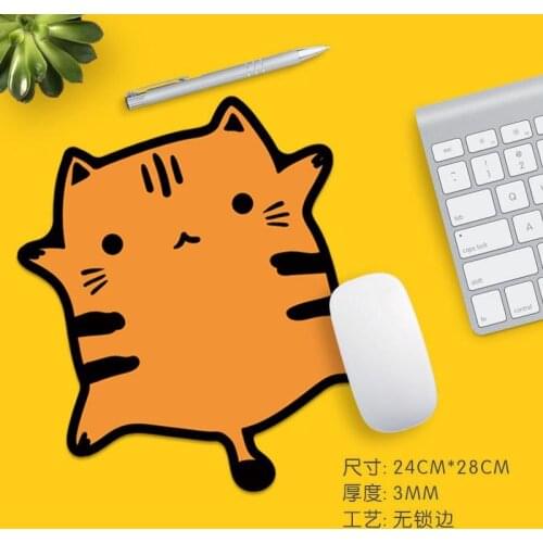 Cute Mouse Pad Deskpad Gaming Kawaii cat Desk Pad Mats Writing Desk Mat for Office Home Keyboard Computer Protector Gamer
