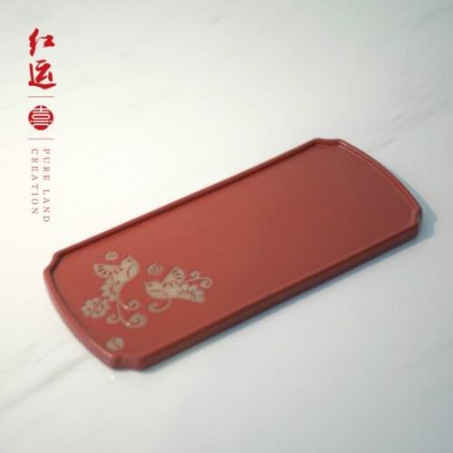 Dry Brewing Plate Kungfu Tea Set Small Tea Tray Tea Table Ceramic Creative Japanese Cuisine Plate