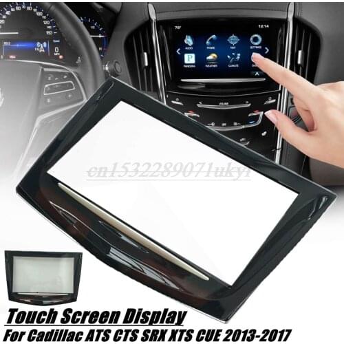 Royal blue appearance Original High quality CUE touch screen for Cadillac ATS CTS SRX XTS CUE car DVD Cadillac touch digitizer