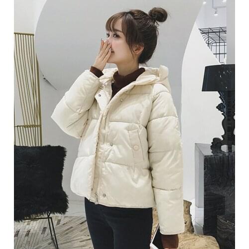 Bella Philosophy 2021 new Thick Oversized Parka Winter Hooded Cotton Padded Jackets Warm Casual Coats Loose Outwear Feminina