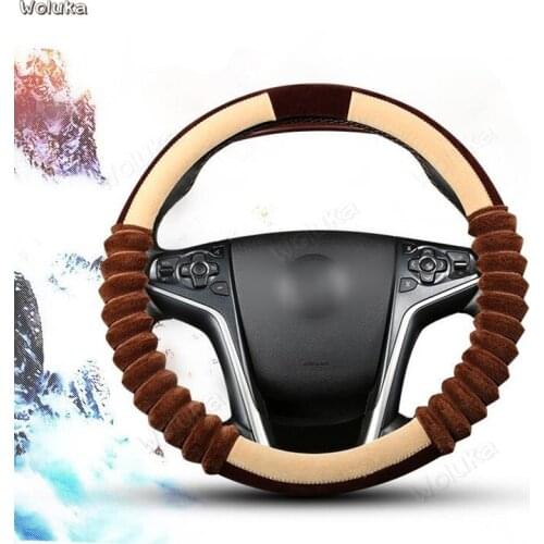 Direction set does not lint winter special short plush steering wheel cover autumn and winter warm CD50 Q02