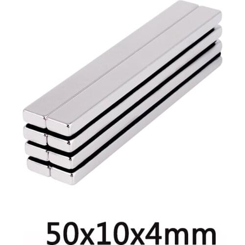1/2/3PCS 50x10x4 mm Search Major Quadrate Magnet Powerful Magnets 50x10x4mm Strong Block Neodymium Magnets 50*10*4 mm
