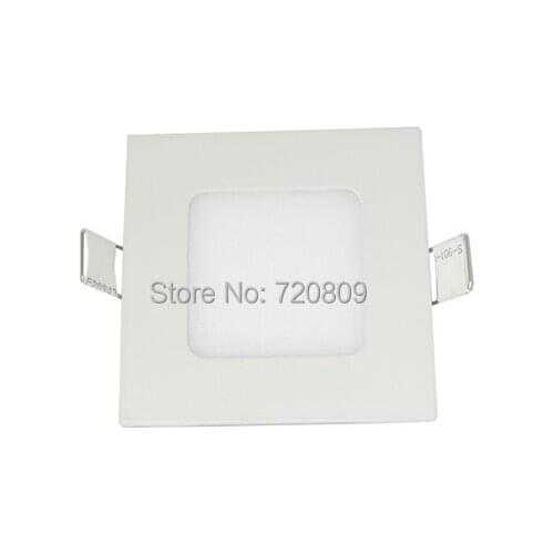 10pcs/lot Free Shipping 3W Square LED Panel Light Ceiling Fixture Light Pure/Warm white New
