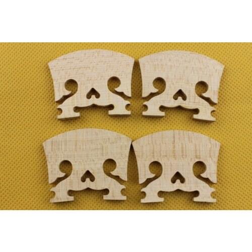 20 pcs high quality baroque style 4/4 violin bridges maple wood