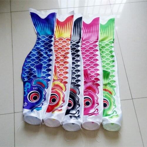 40/55/70/100cm Japanese Carp Windsock Streamer Fish Flag Kite Cartoon Fish Colorful Windsock Carp Wind Sock Flag Gift