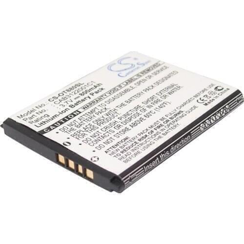 2021 Battery For Alcatel BY42 One Touch 875,One Touch 875T,One Touch 880,One Touch 880A,One Touch 888 800mAh / 2.96Wh