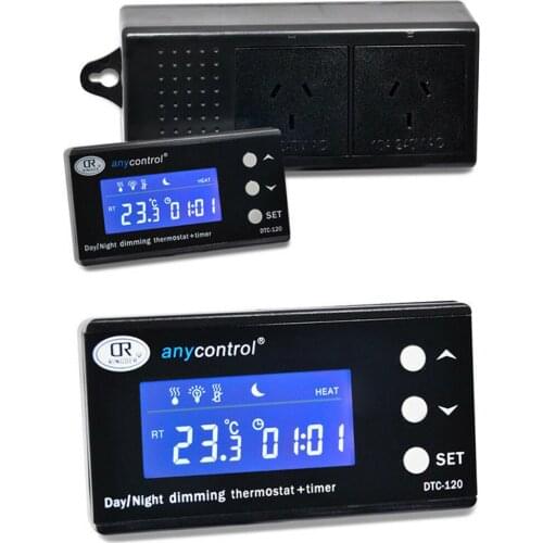 Digital Thermostat Temperature Controller Reptile Thermostat Digital Controller Thermostat for Aquarium Fish Tank Reptiles