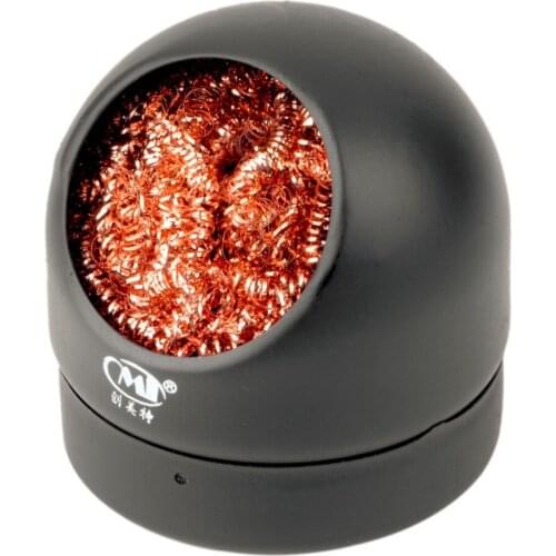 2020 Hot Welding Soldering Solder Iron Tip Cleaner Cleaning Steel Wire With Stand Set Cleaning Soldering Iron Stand Adjustable