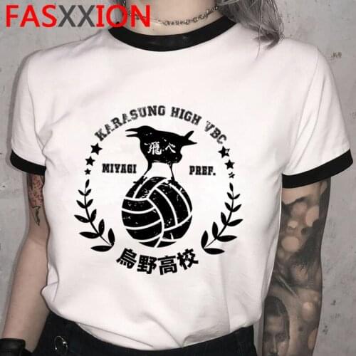 Haikyuu summer top male tumblr 2021 streetwear japanese graphic tees t-shirt ulzzang white t shirt