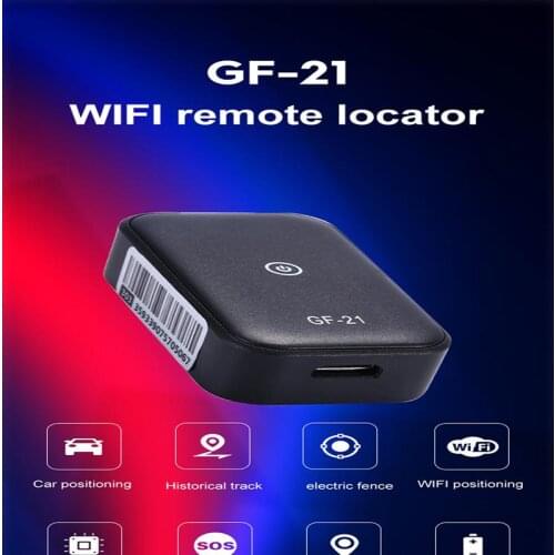 Gf21 Mini Gps Tracker Locator Real Time Auto Anti-lost For Dogs Children Key Finder Intelligent Multiple Alarm Methods With Box