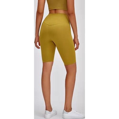 2021 Spring And Summer New High-Waist Hip-Lifting Yoga Pants Womens Running Sports Five-Point Pants