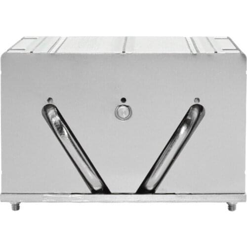 2U Server Passive Radiator Rectangular Hole Pitch Passive Radiator Fanless LGA2011