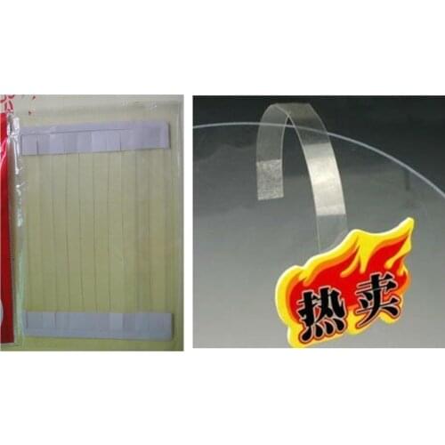3MM EVA PET supermarket 1/2CM POP and wobbler card transparencies
