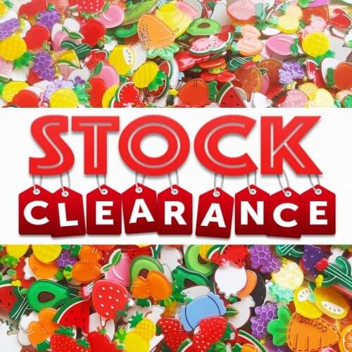 STOCK INVENTORY CLEARANCE BIG SALE 100pcs Mix 20*25MM Various Fruits Flatback Planar Resin Cabochon DIY Crafts Embellishments