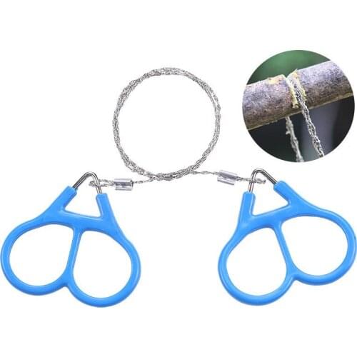 Portable Mini Outdoor Stainless Steel Line Wire Saw Survival Cable Chain Fretsaw stainless Wire Rope Camping tools