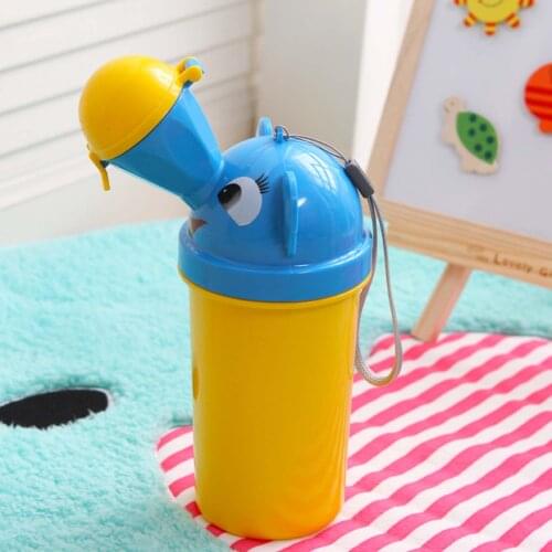 Portable Convenient Travel Cute Baby Urinal Kids Potty Girl Boy Car Potty Toilet Vehicular Urinal Traveling Urination Child Pot