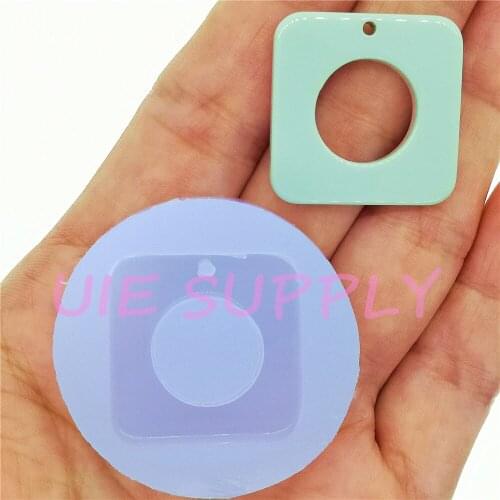 BYL572U 24.6mm Silicone Mold Fondant Cake Decoration Candy Resin Clay Earrings Necklace Craft Soap Candle FOOD SAFE OVEN SAFE