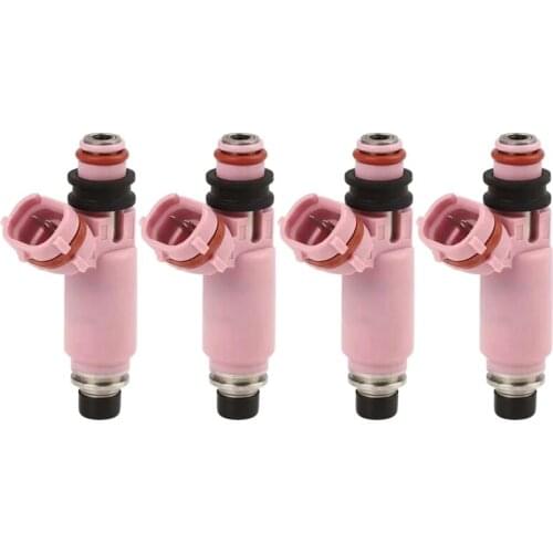 4pcs 16611-AA370 195500-3910 Pink 565cc Fuel Injectors For Subaru STI WRX Impreza Forester Liberty Legacy 16611 AA370 16611AA370