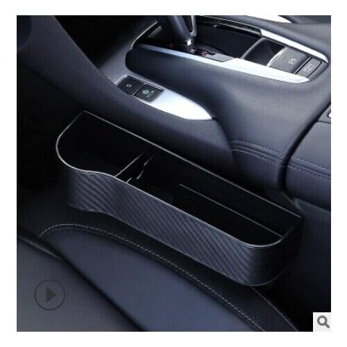 Convenient Car Storage Box Organizer ABS Seat Console Organizer Multifunctional Auto Accessories