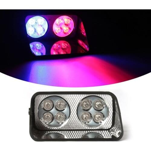 Magic ColorM 8 LED Car Flash Signal Emergency Lamp Fireman Police Beacon Warning Light 24W Windshield S8 LED Strobe Signal Light