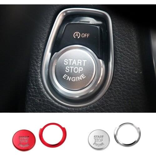 Car Styling F46 F20 F21 F30 F34 F32 F22 ENGINE START STOP Switch Button Covers For BMW F Classis Interior Accessories