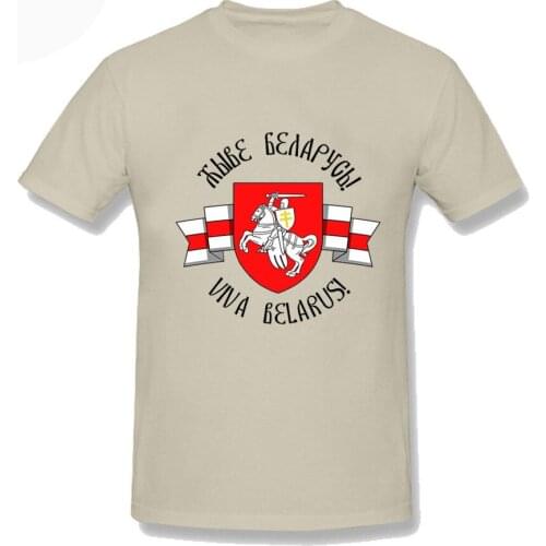Belarus Pogonya White Red White Flag Protest Symbol Men TShirt Fashion Camiseta Masculina Mens T Shirt Men Plus Size XS-3XL
