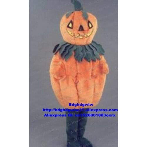 Pumpkin Cushaw Squash Calabaza Cuaurbit Mascot Costume Adult Cartoon Character Outfit Classic Giftware Grad Night zx1029