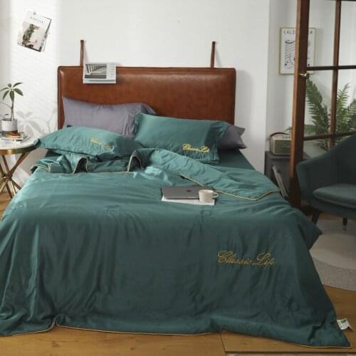 Washable Ice Silk Summer Air Conditioning Comforter Quilt Blanket for Bed Sofa for Children Adults Queen King