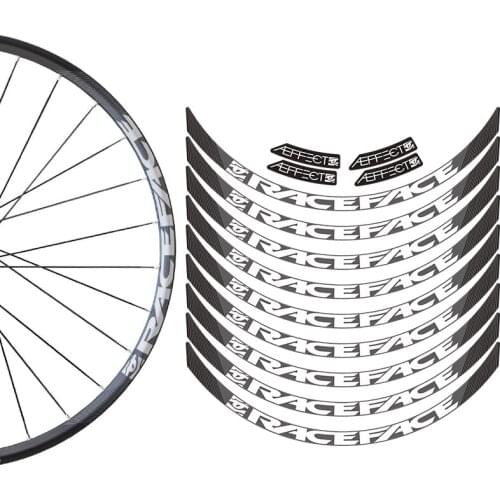 Bicycle stickers RACEFACE aeffect mountain wheel set stickers MTB bike rim decal