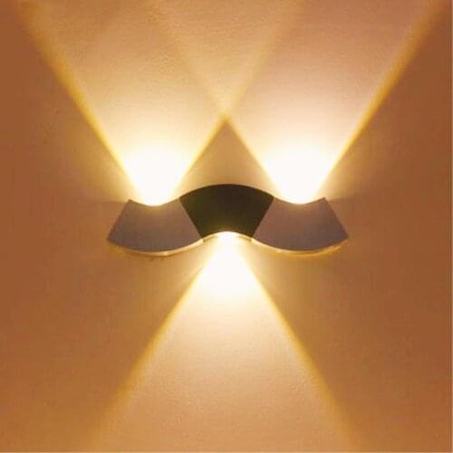 17 models Led wall light Wavelike aluminum 110V 220V Indoor sconce Modern home decoration Bedroom Living Room Creative wall lamp