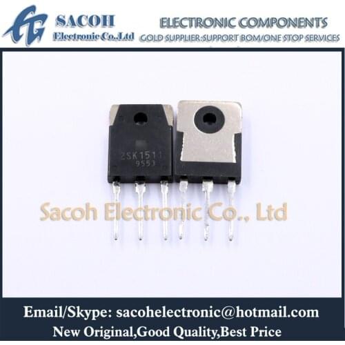 Free Shipping 10Pcs 2SK1511 K1511 2SK1510 2SK1512 2SK1513 2SK1514 2SK1515 TO-3P 40A 60V N-CHANNEL POWER MOSFET