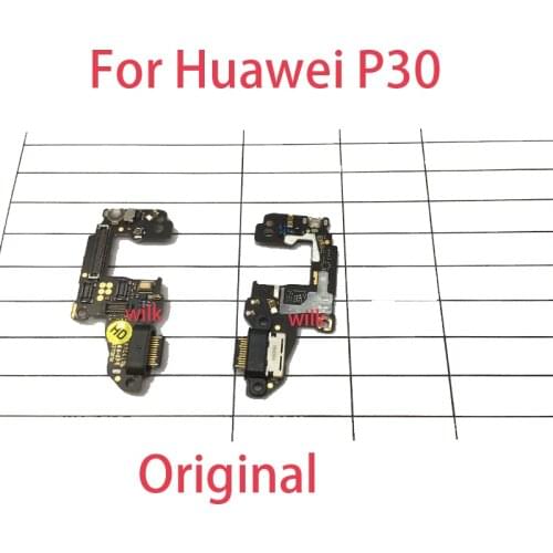 OriginalUSB Port Charging Board For Huawei P30 ELE-L29 ELE-L09 ELE-AL00 ELE-TL00 USB Charging Dock Port Flex cable Repair Parts