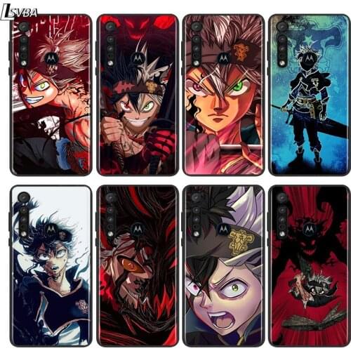 Cartoon animation Clear Case For Motorola E6 E7 G8 G9 G Edge Stylus Power Play Lite One Hyper Marco Plus Black Soft Phone Case