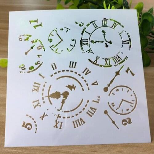 Bullet Journal Accessories Stencils For Decor Time Painting Templates DIY Wall Scrapbooking Cake Office School Supplies Reusable