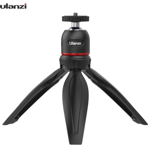 Ulanzi MT-17 Mini Tabletop Tripod Stand 1/4 Inch 1.5kg Load Capacity for Smartphone DSLR Action Camera Vlog Live Streaming