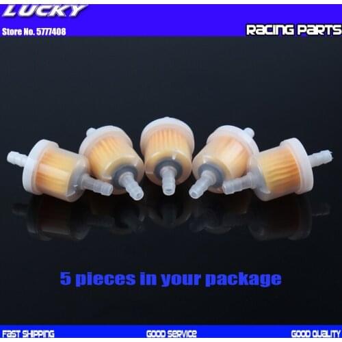 Universal Motorcycle Gasoline Gas Fuel Gasoline Oil Filter For Scooter Motorcycle Moped Scooter Dirt Bike ATV