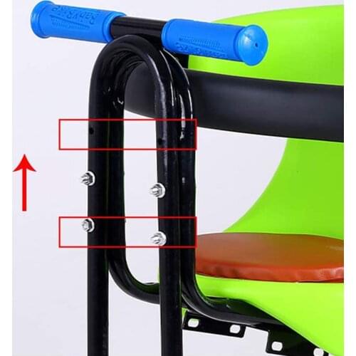 Bike Safety Baby Child Seat Saddle Children Carrier with Handrail Pedals