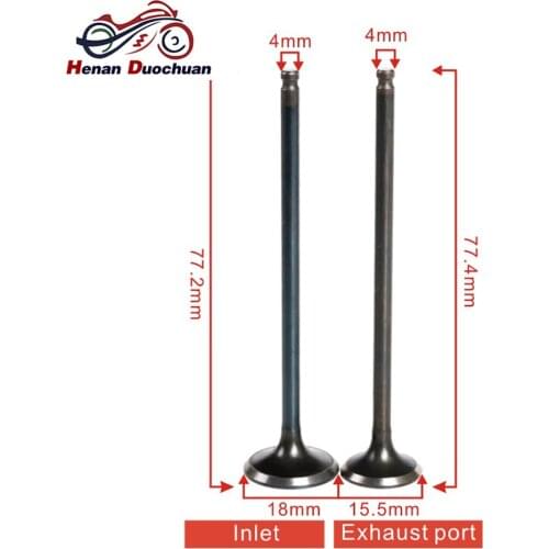 Motorcycle Intake Valve and Exhaust Valve Stem Kit For Yamaha 1HX