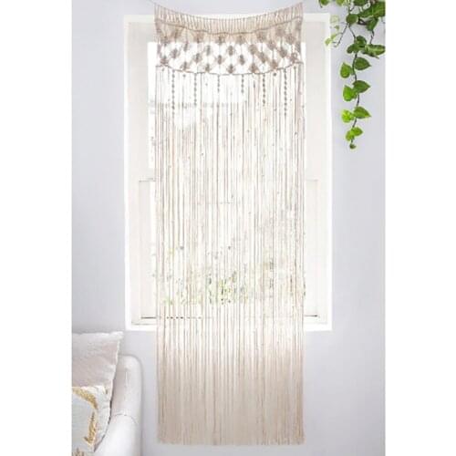 Bohemian Curtain Wall Curtain Wedding Background Decoration Living Room,Kitchen ,Bathroom Door Curtain Blackout