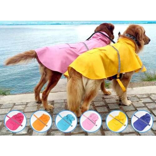 Dog Raincoats for Dog Clothes Waterproof Pet Raincoat For Puppy Dogs Supply Jumpsuit Jacket Pet Products