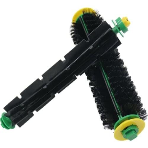1set/2pcs Bristle Brush +Flexible Beater Brush For iRobot Roomba 500 Series 550 570 Clean