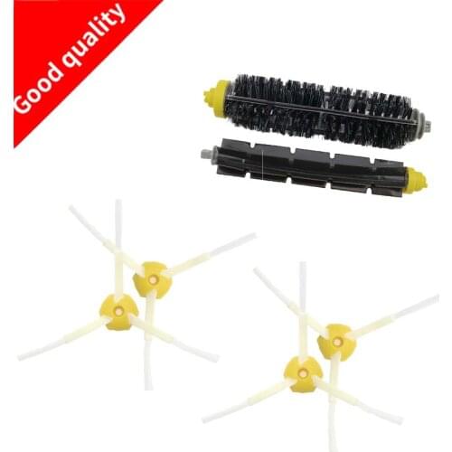 1 Bristle brush +1 Flexible Beater Brush +4 Side Brush for iRobot Roomba 600 700 Series Vacuum Cleaning Robots 760 770 780 790