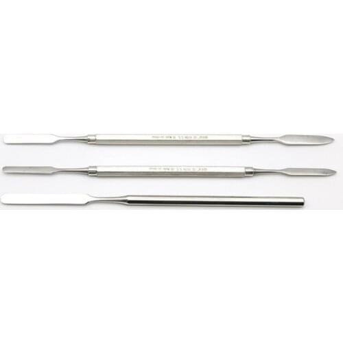 10pcs Dental Stainless Steel Mixing Spatulas Mix Cement Powder Plaster Spatulas Knife Dental Instrument Supplies