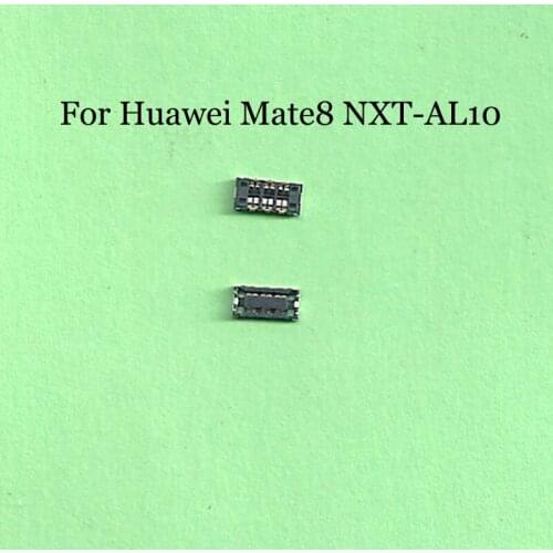 2pcs For Huawei Mate8 NXT-AL10 Inner FPC Connector Battery Holder Clip Contact For Huawei Mate 8 logic on motherboard mainboard